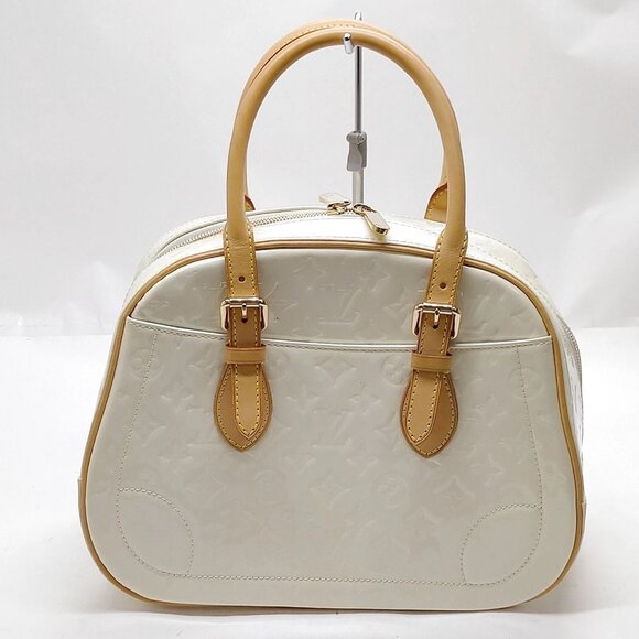 Authentic Louis Vuitton Summit Drive White Vernis Hand Bag mn579-112725 - Picture 1 of 16